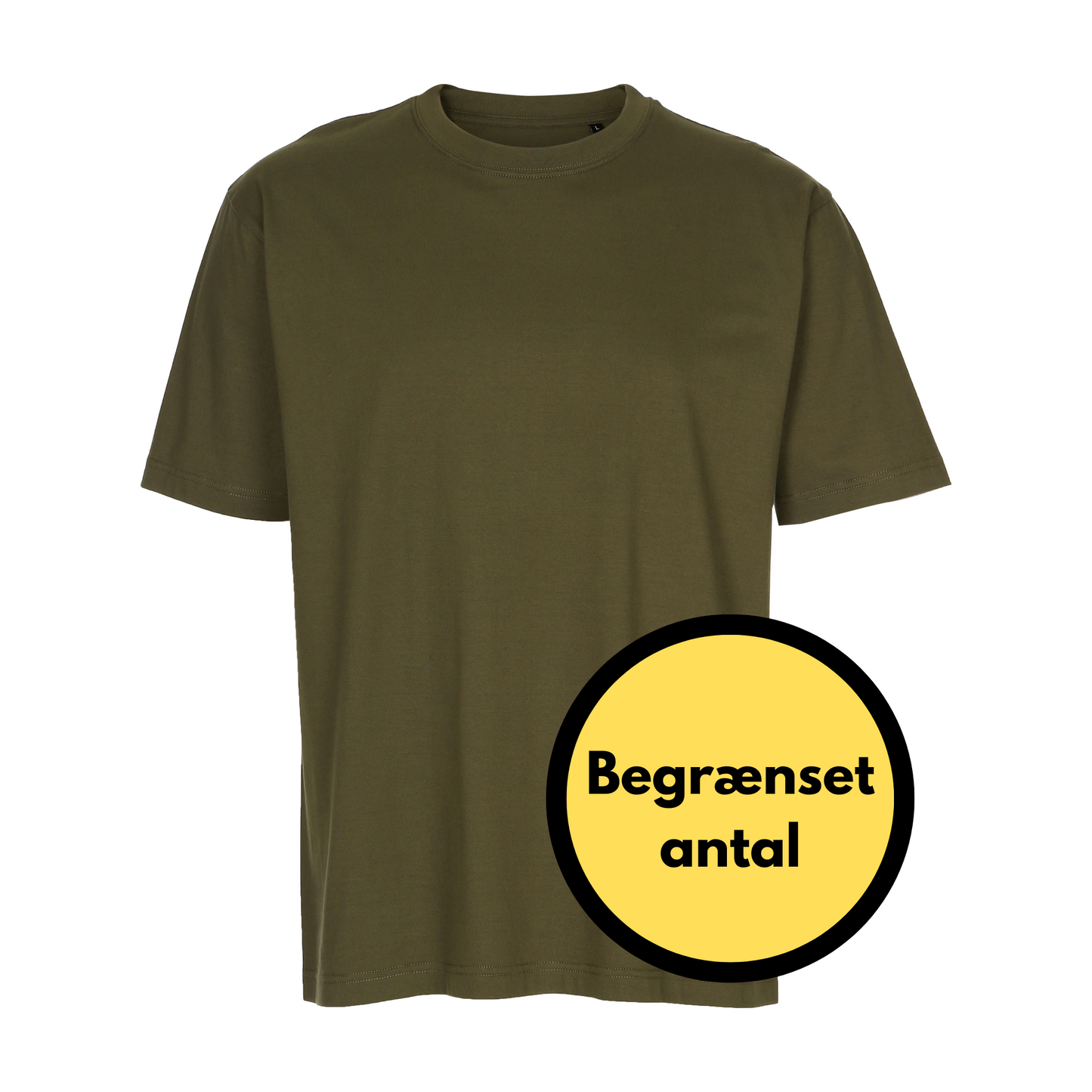 Økologisk Basic T-Shirt - Armygrøn