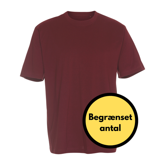 Økologisk Basic T-Shirt - Bordeaux