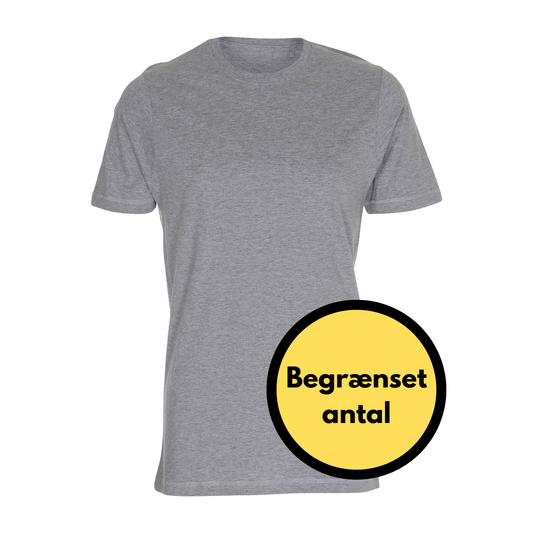 Økologisk Fitted T-Shirt - Grå