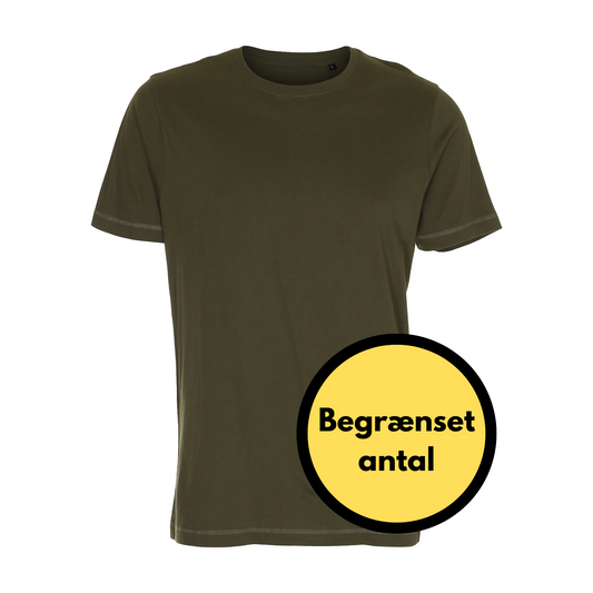 Økologisk Fitted T-Shirt - Armygrøn