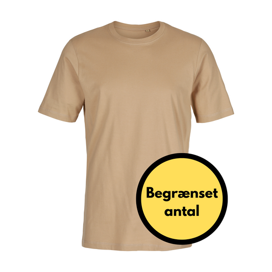 Økologisk Fitted T-Shirt - Sand