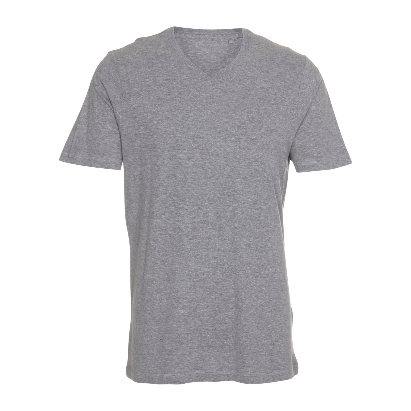 Økologisk V-Neck T-Shirt - Grå