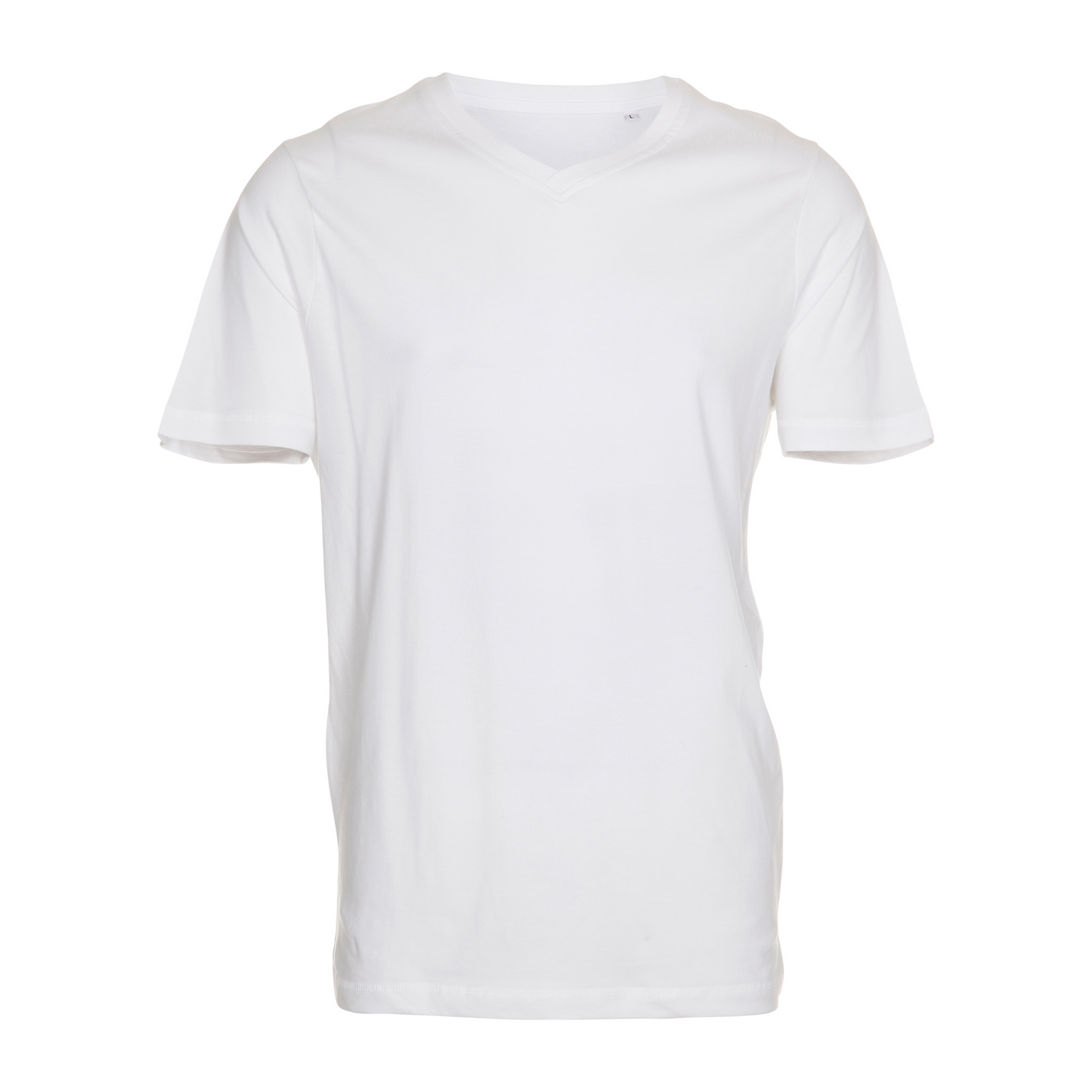 Økologisk V-Neck T-Shirt - Hvid